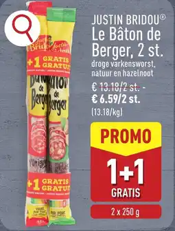 ALDI Justin bridou le bâton de berger aanbieding