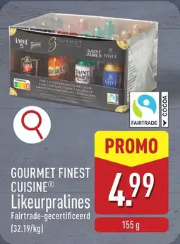 ALDI Gourmet finest cuisine likeurpralines aanbieding