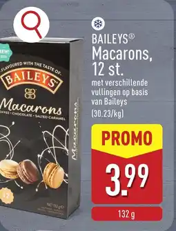 ALDI Baileys macarons aanbieding