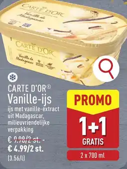 ALDI Carte d'or vanille-ijs aanbieding