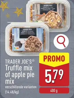 ALDI Trader joe's truffle mix of apple pie mix aanbieding