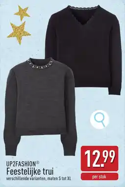 ALDI UP2FASHION Feestelijke trui aanbieding