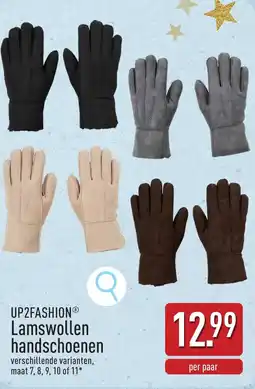 ALDI UP2FASHION Lamswollen handschoenen aanbieding