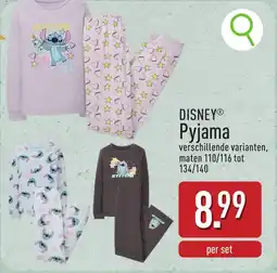 ALDI Disney Pyjama aanbieding