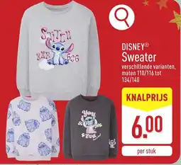 ALDI Disney sweater aanbieding
