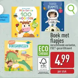 ALDI Boek met flapjes aanbieding