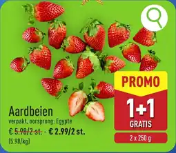 ALDI Aardbeien aanbieding