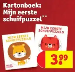 Kruidvat Kartonboek: Mijn eerste schuifpuzzel aanbieding