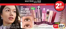 Kruidvat Keuze uit het hele Maybelline assortiment aanbieding
