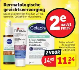 Kruidvat Dermatologische gezichtsverzorging aanbieding