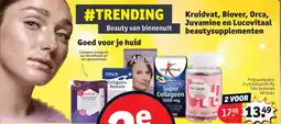 Kruidvat Kruidvat, Biover, Orca, Juvamine en Lucovitaal beautysupplementen aanbieding