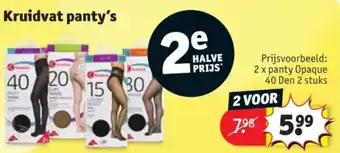 Kruidvat Kruidvat Panty's aanbieding