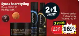 Kruidvat Syoss haarstyling aanbieding