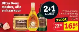 Kruidvat Ultra Doux masker, olie en haarkuur aanbieding