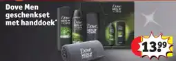 Kruidvat Dove Men geschenkset met handdoek aanbieding