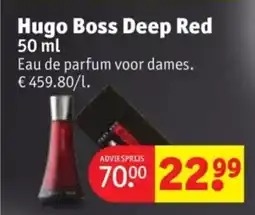 Kruidvat Hugo Boss Deep Red aanbieding