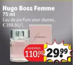 Kruidvat Hugo Boss Femme aanbieding