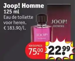 Kruidvat Joop! Homme aanbieding