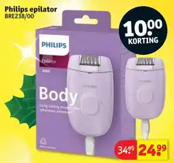 Kruidvat Philips epilator BRE238/00 aanbieding