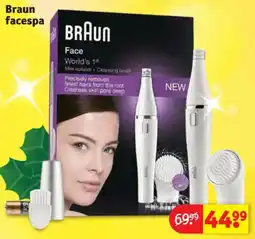 Kruidvat Braun facespa aanbieding
