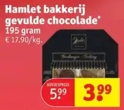 Kruidvat Hamlet bakkerij gevulde chocolade aanbieding