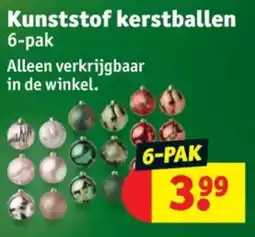 Kruidvat Kunststof kerstballen aanbieding
