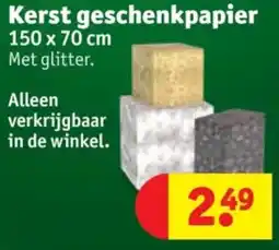 Kruidvat Kerst geschenkpapier aanbieding