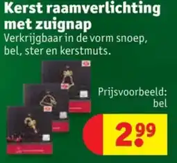 Kruidvat Kerst Raamverlichting met Zuignap aanbieding