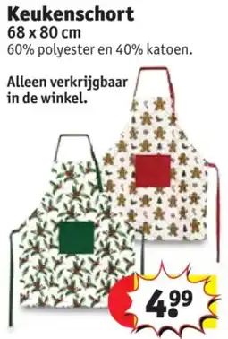 Kruidvat Keukenschort aanbieding