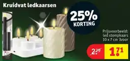 Kruidvat Kruidvat ledkaarsen aanbieding