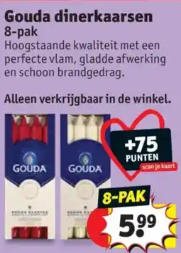 Kruidvat Gouda dinerkaarsen aanbieding