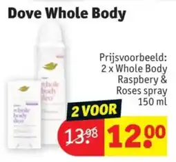 Kruidvat Dove Whole Body aanbieding