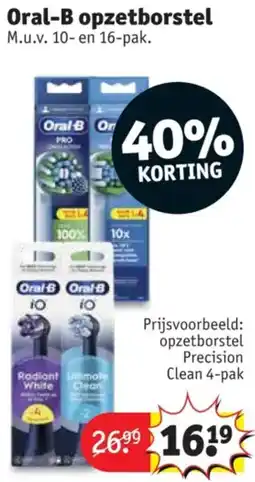 Kruidvat Oral-B Opzetborstel aanbieding