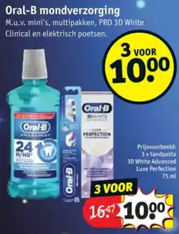 Kruidvat Oral-B mondverzorging aanbieding