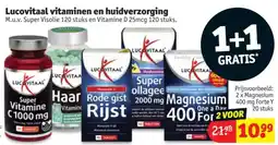 Kruidvat Lucovitaal vitaminen en huidverzorging aanbieding