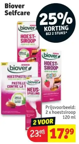 Kruidvat Biover Selfcare aanbieding