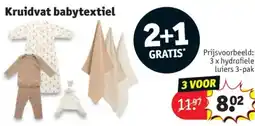 Kruidvat Kruidvat babytextiel aanbieding