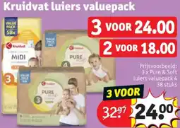 Kruidvat Kruidvat luiers valuepack aanbieding