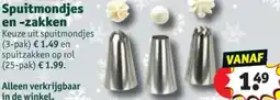 Kruidvat Spuitmondjes en -zakken aanbieding