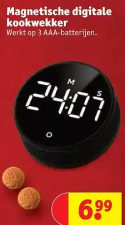 Kruidvat Magnetische digitale kookwekker aanbieding