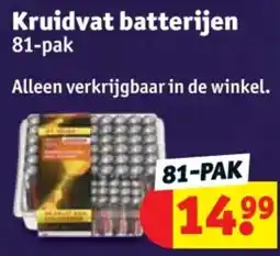 Kruidvat Kruidvat batterijen aanbieding