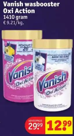 Kruidvat Vanish wasbooster Oxi Action aanbieding