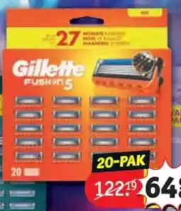 Kruidvat Gillette fusion5 aanbieding