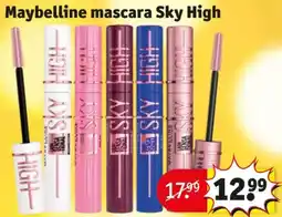 Kruidvat Maybelline mascara Sky High aanbieding