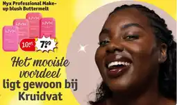 Kruidvat Nyx Professional Make- up blush Buttermelt aanbieding