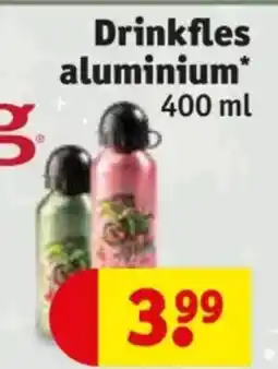 Kruidvat Drinkfles aluminium aanbieding