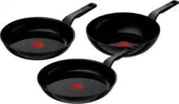Coolblue Tefal Renew Black Keramische Koekenpannenset 24 + 28 cm + Wokpan 28 cm aanbieding