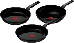 Coolblue Tefal Renew Black Keramische Koekenpannenset 24 + 28 cm + Wokpan 28 cm aanbieding