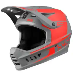 Decathlon XACT Evo Fullface Helm - Rood-Grafiet aanbieding