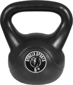 Decathlon Kettlebell - Kunststof - Zwart - 6 kg aanbieding